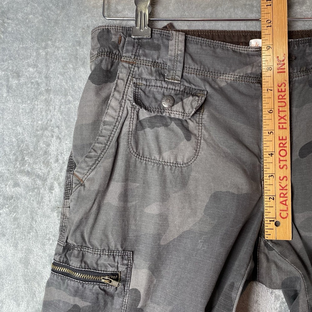 Vintage Polo Jeans Co Ralph Lauren Pants Womens Size 10 Camo Cargo Wide Leg Y2K - Picture 15 of 16